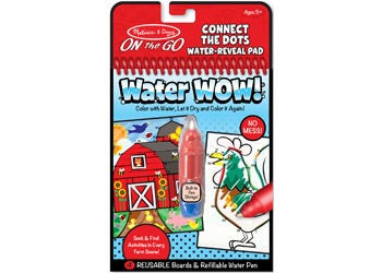 Melissa & Doug- ON the GO - Water WOW! Farm Dot to Dot