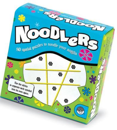Noodlers spatial puzzle game with 80 logic challenges