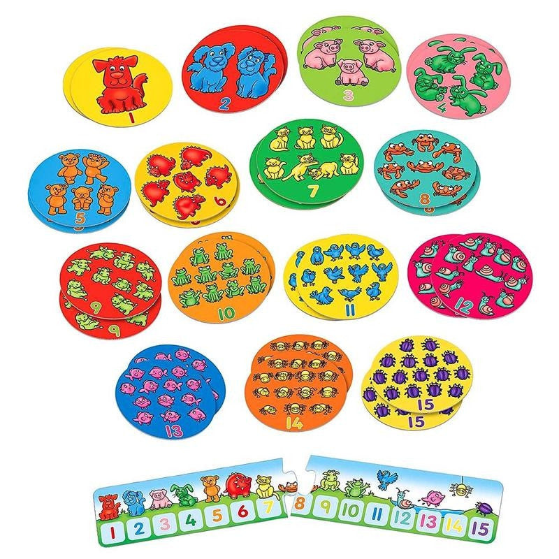 Orchard Toys - One Dog, Ten Frogs *minor box damage*