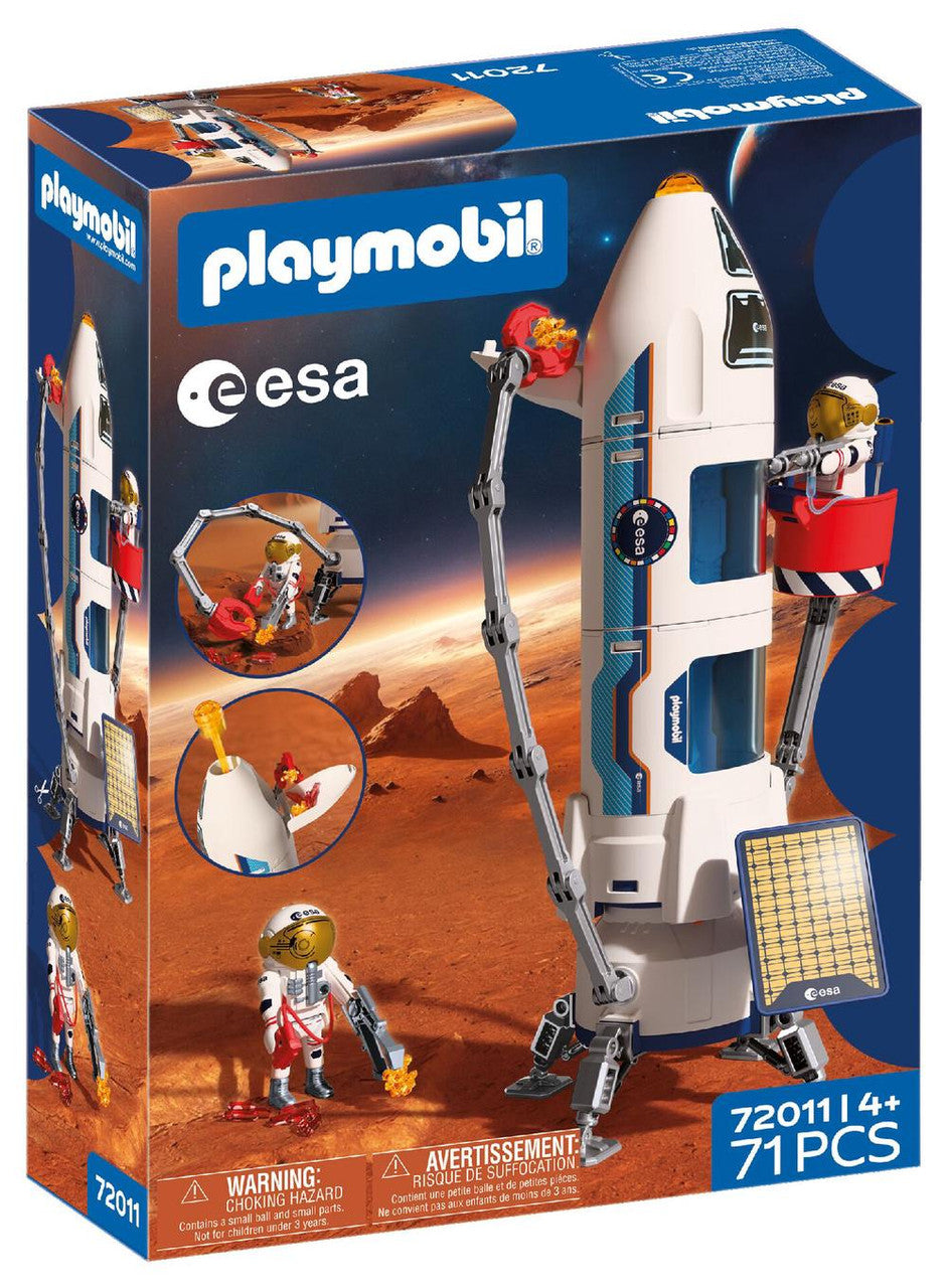 PLAYMOBIL Space Mission - 72011 ESA Mars Research Rocket | Discount Toy Co