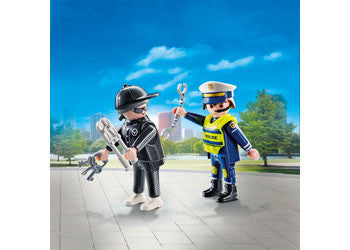 Playmobil - DuoPack - Policeman and Burglar 71804