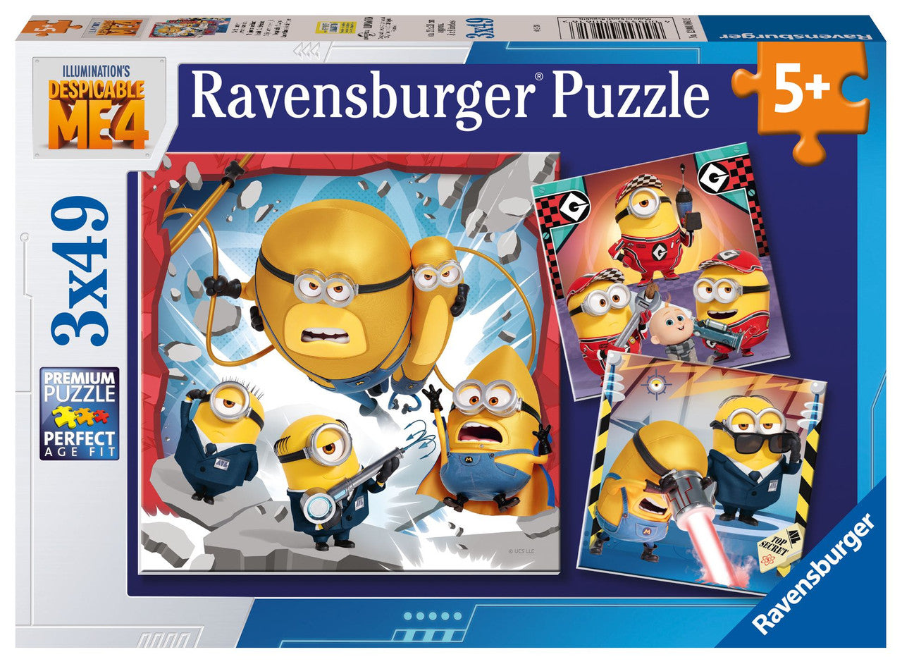 Ravensburger 3x49pc- Despicable Me 4 Puzzle