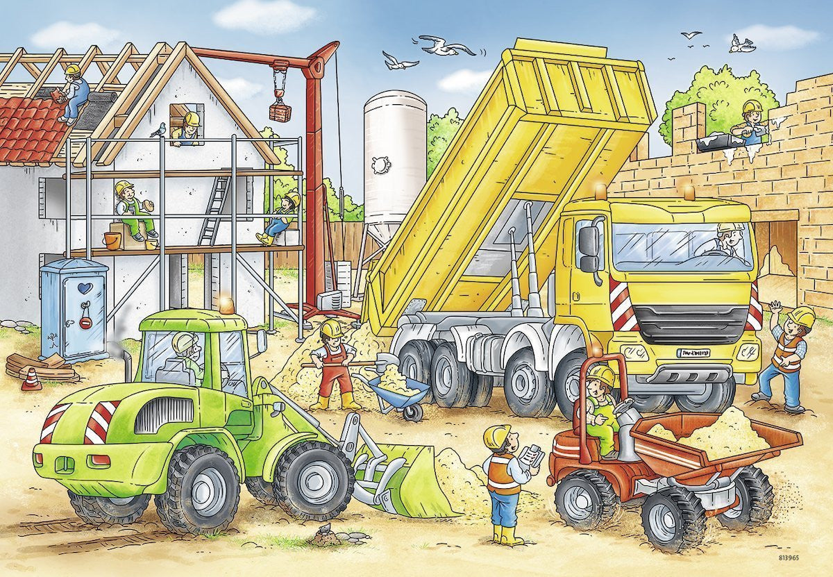 Ravensburger 2x24pc - Hard At Work Puzzle