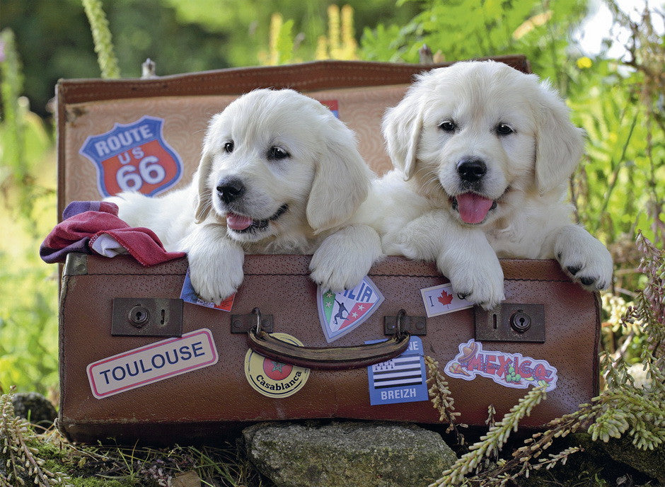 Ravensburger 100pc - Travelling Puppies Puzzle