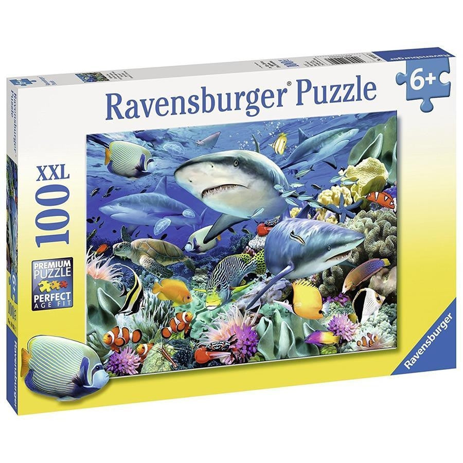 Ravensburger 100pc - Reef Of The Sharks Puzzle