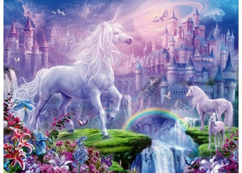Ravensburger 100pc - Unicorn Kingdom Glitter Puzzle