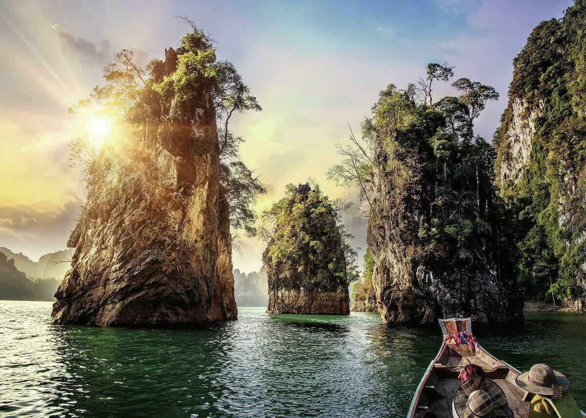 Ravensburger 1000pc Panorama- Nature Edition No.15 The Rocks in Cheow, Thailand Puzzle