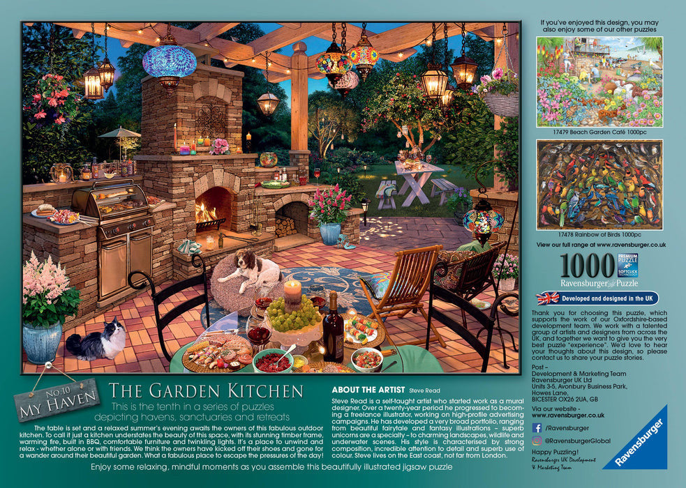 Ravensburger 1000pc - My Haven No.10 The Garden Kitchen Puzzle