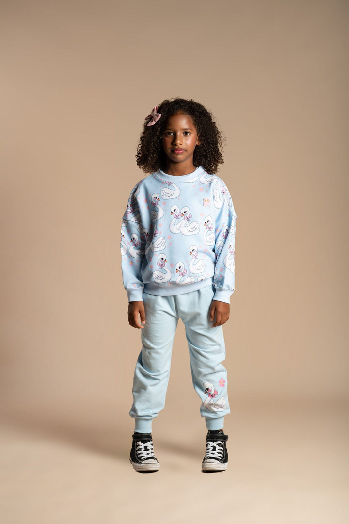 Rock Your Baby - Ribbon Swan Track Pants