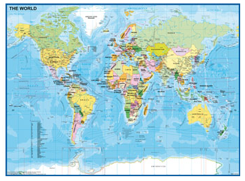 Ravensburger 200pc - Map of the World Puzzle