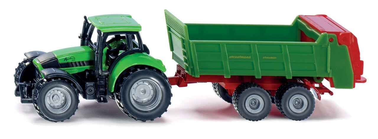 Siku - 1673 - Tractor with Universal Manure Spreader