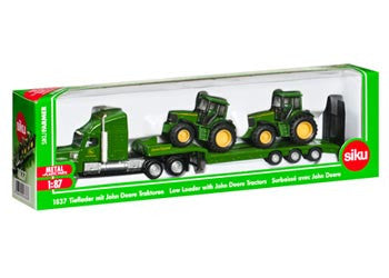 Siku - 1837 - Low Loader with John Deere Tractors - 1:87 Scale