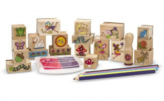 Melissa & Doug - Stamp A Scene - Fairy Garden