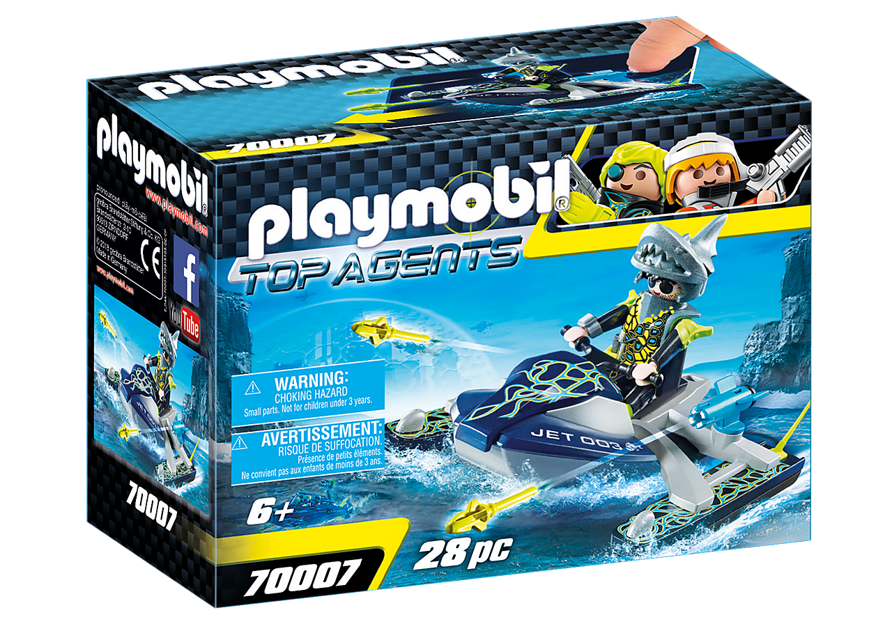 Playmobil Top Agents - TEAM S.H.A.R.K. Rocket Rafter 70007