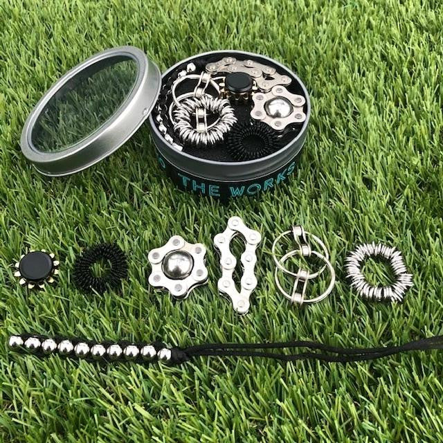Kaiko Fidgets - The Works Fidget Kit - Black
