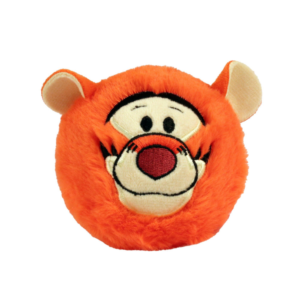 Front view of the Tigger Ty Beanie Bouncer plush toy photographed front-on on a plain white background