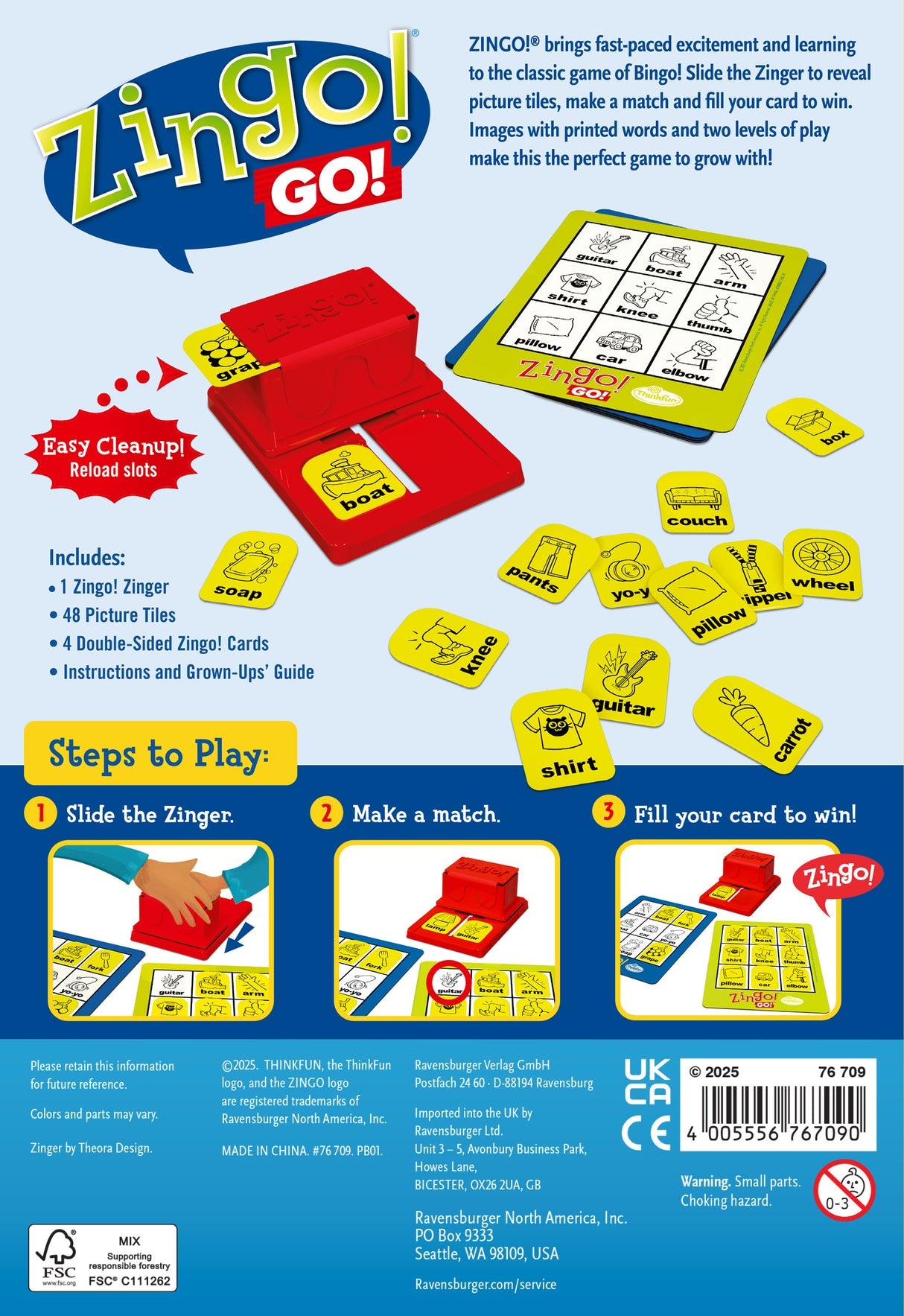ThinkFun Zingo Go! Game
