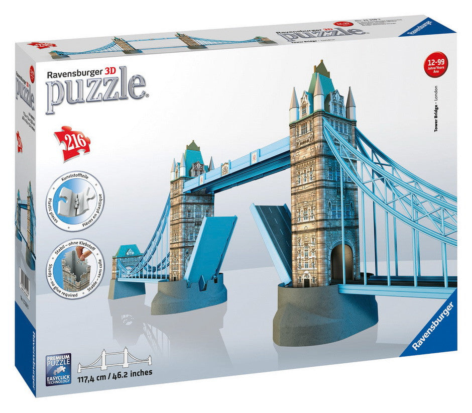 Ravensburger 216pc - Tower Bridge London 3D Puzzle