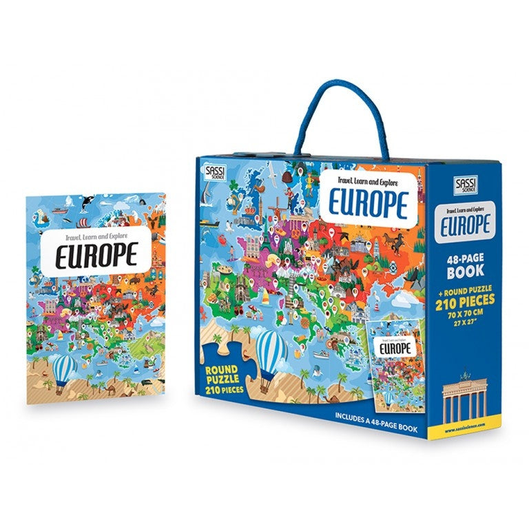 Sassi Travel, Learn and Explore - Europe 210 pcs