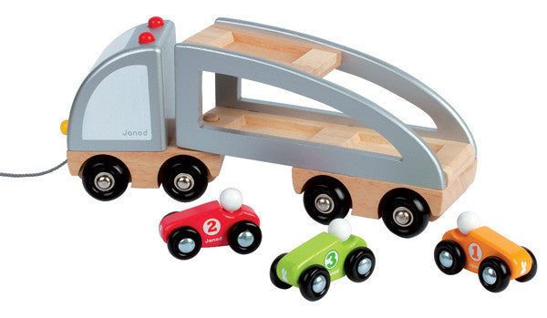 Janod Pullalong Car Transporter