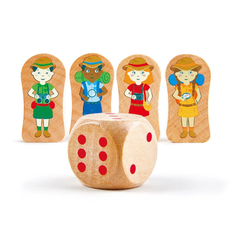 Hape - 2 in 1 World Tour Game & Puzzle