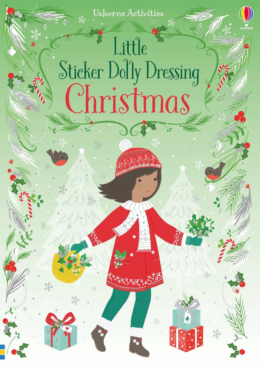 Usborne - Little Sticker Dolly Dressing - Christmas