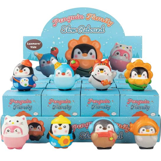 Fidget Toy - Squishy Blind Box Penquin Family