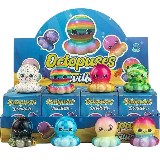 Fidget Toy - Squishy Blind Box Octopus Family
