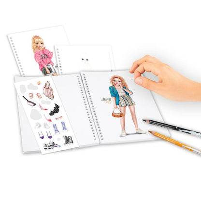 Top Model Pocket Colouring Book (Jill & Cookie)