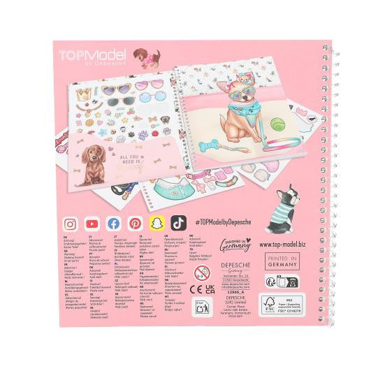 TOPModel - Dress Me Up Stickerbook - DOGGY