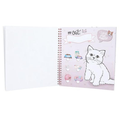 TOPModel - Create Your Kitty Colouring Book