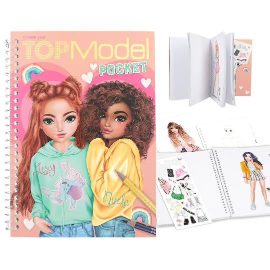 TOPModel - Pocket Colouring Book - Lexy & Nyela