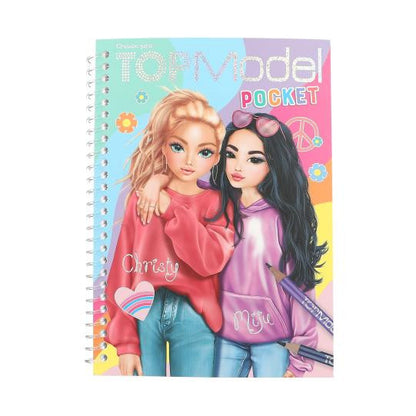 Top Model - Pocket Colouring Book - Christy & Midi