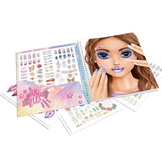 TOPModel - Dress Me Up Sticker Book - Face