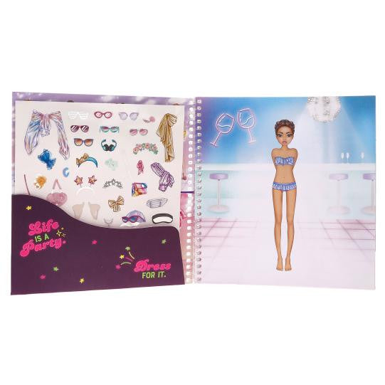 TOPModel - Dress Me Up Stickerbook - Party
