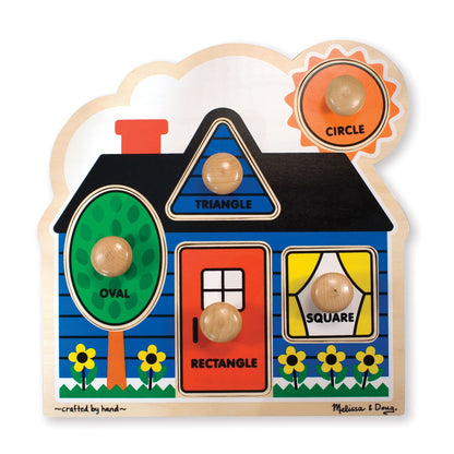 Melissa and Doug - First Shapes Knob Puzzle