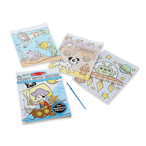 Melissa & Doug - My First Paint with Water -  Pirates, Space, Construction, and More