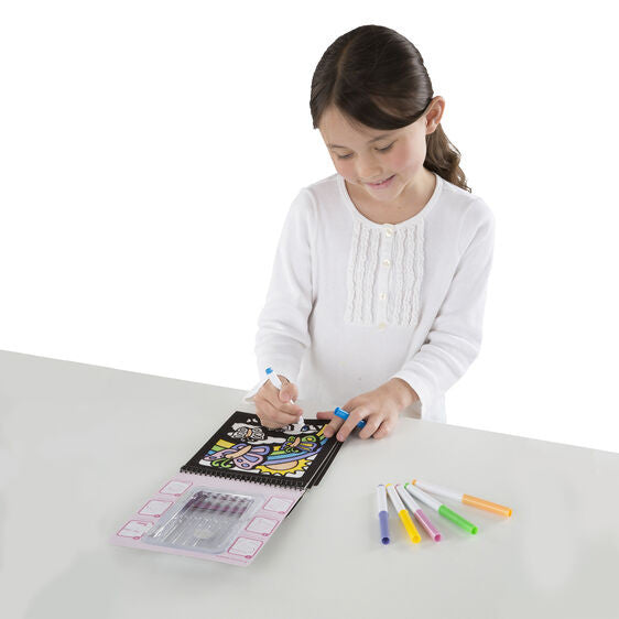 Melissa & Doug- ON the GO - Magic Velvet - Butterfly
