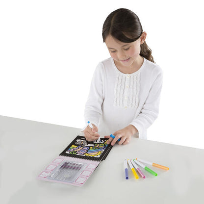 Melissa & Doug- ON the GO - Magic Velvet - Butterfly