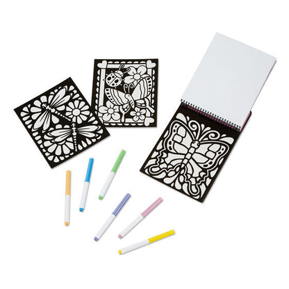 Melissa & Doug- ON the GO - Magic Velvet - Butterfly