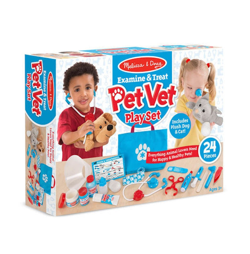 Melissa & Doug - Examine & Treat Pet Vet Play Set