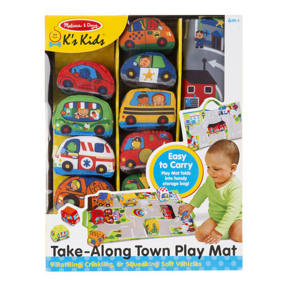 Melissa & Doug - K's Kids - Take-Along Town Play Mat