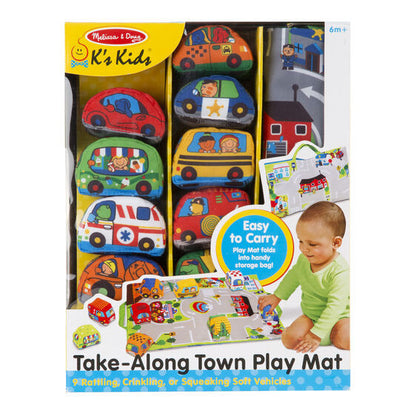 Melissa & Doug - K's Kids - Take-Along Town Play Mat