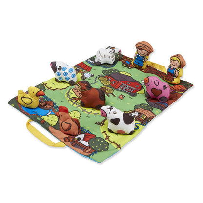 Melissa & Doug - K's Kids - Take-Along Farm Play Mat