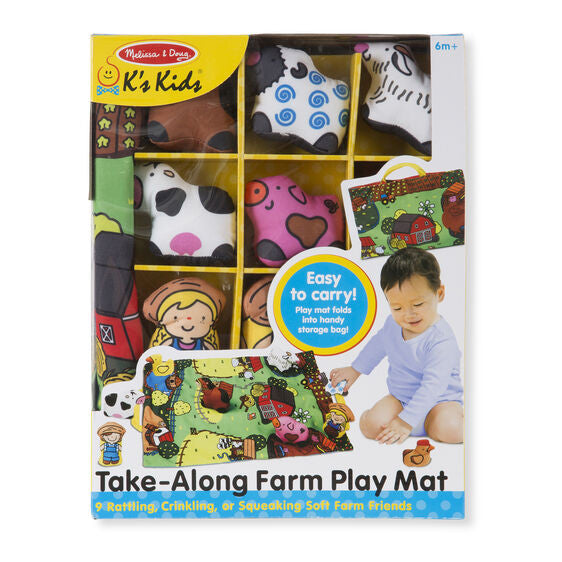 Melissa & Doug - K's Kids - Take-Along Farm Play Mat