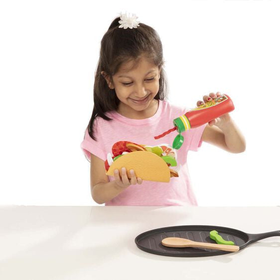 Melissa & Doug - Fill & Fold Taco & Tortilla Set