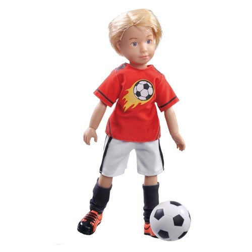 Kathe Kruse Dolls - Kruselings - Michael Doll - Soccer Set