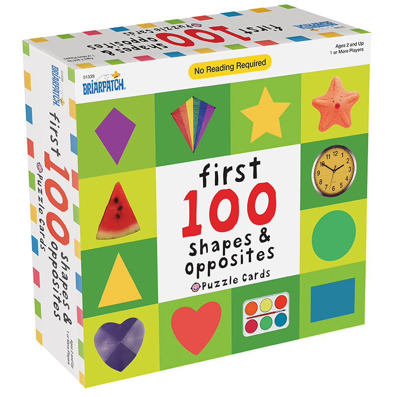 Briarpatch - First 100 Shapes & Opposites Puzzle Cards