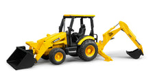 Bruder JCB MIDI CX Backhoe Loader 02427 1:16 scale construction vehicle with functional front loader and rear excavator