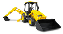 Bruder JCB MIDI CX Backhoe Loader 02427 1:16 scale construction vehicle with functional front loader and rear excavator